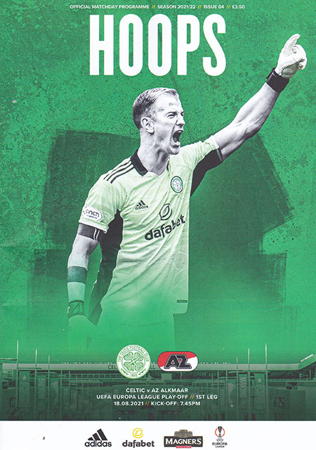 AZ Programma 18-aug-2021 Celtic uit